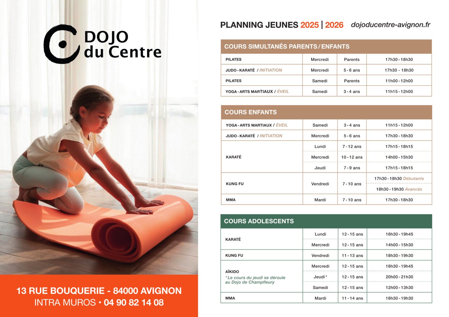 Planning Jeunes 2025-26