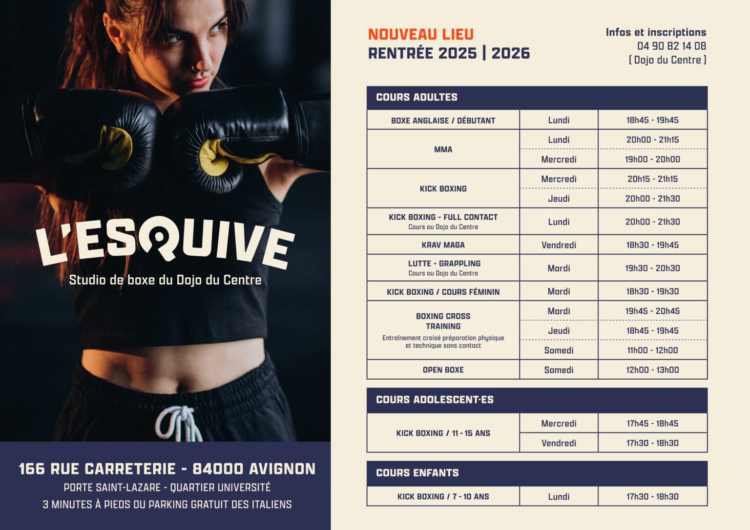 L'esquive Planning 2025-26